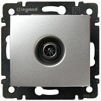 Розетка TV Звезда без рамки Legrand Valena 1-м. алюминий картинка